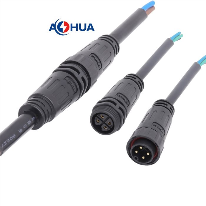 M20 4PIN разъем питания сигнал разъем формованный кабель водонепроницаемый мужчина женщина пластиков
