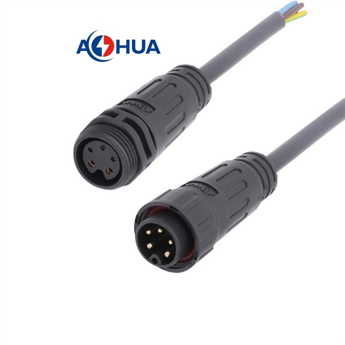 M20 2 + 3PIN Провод сигнала питания водонепроницаемый соединитель LED формованный кабель Мужской жен