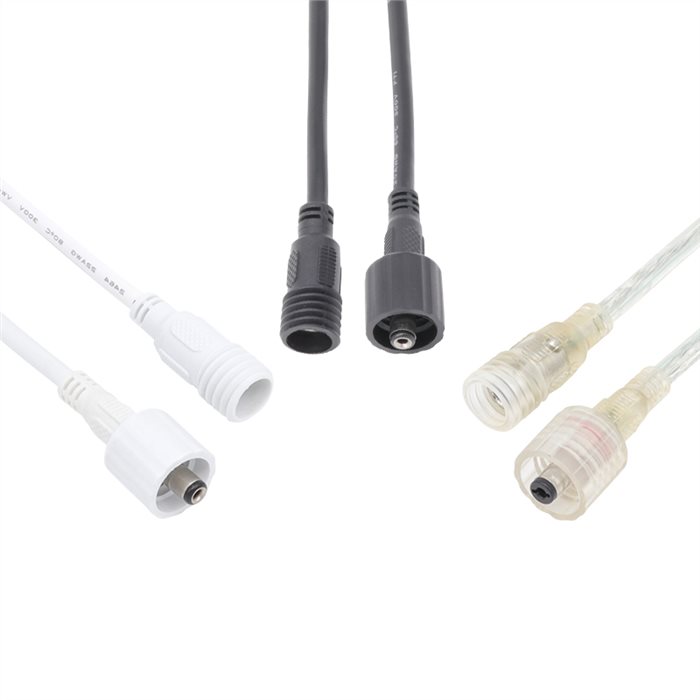 Водонепроницаемый IP65 DC 5521 разъем M13 универсальный led мужской женский пластиковый разъемник
