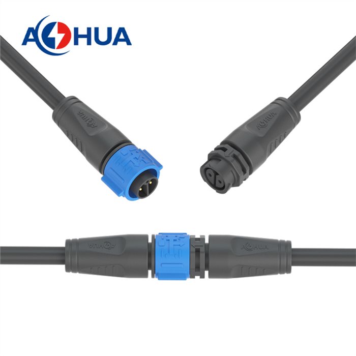 Светодиодный разъем RGB освещения K15 провод к проволоке 2Pin мужской пластиковый водонепроницаемый 